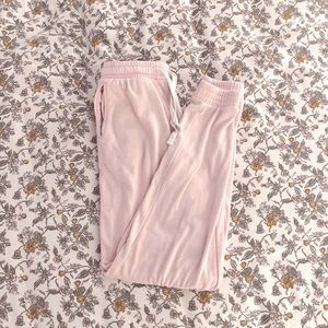 Light pink tie sweats with pockets from
Forever 21